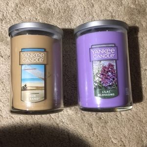 2 Large Jar Yankee Candles